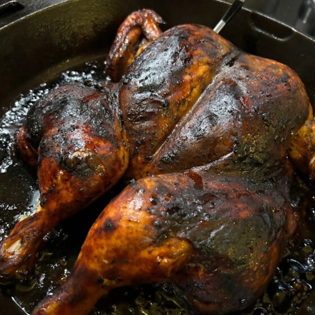 Spatchcock Black Garlic Chicken – Maritime Madness