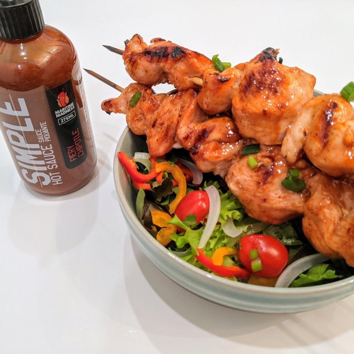 Honey Chipotle Chicken Skewers – Maritime Madness