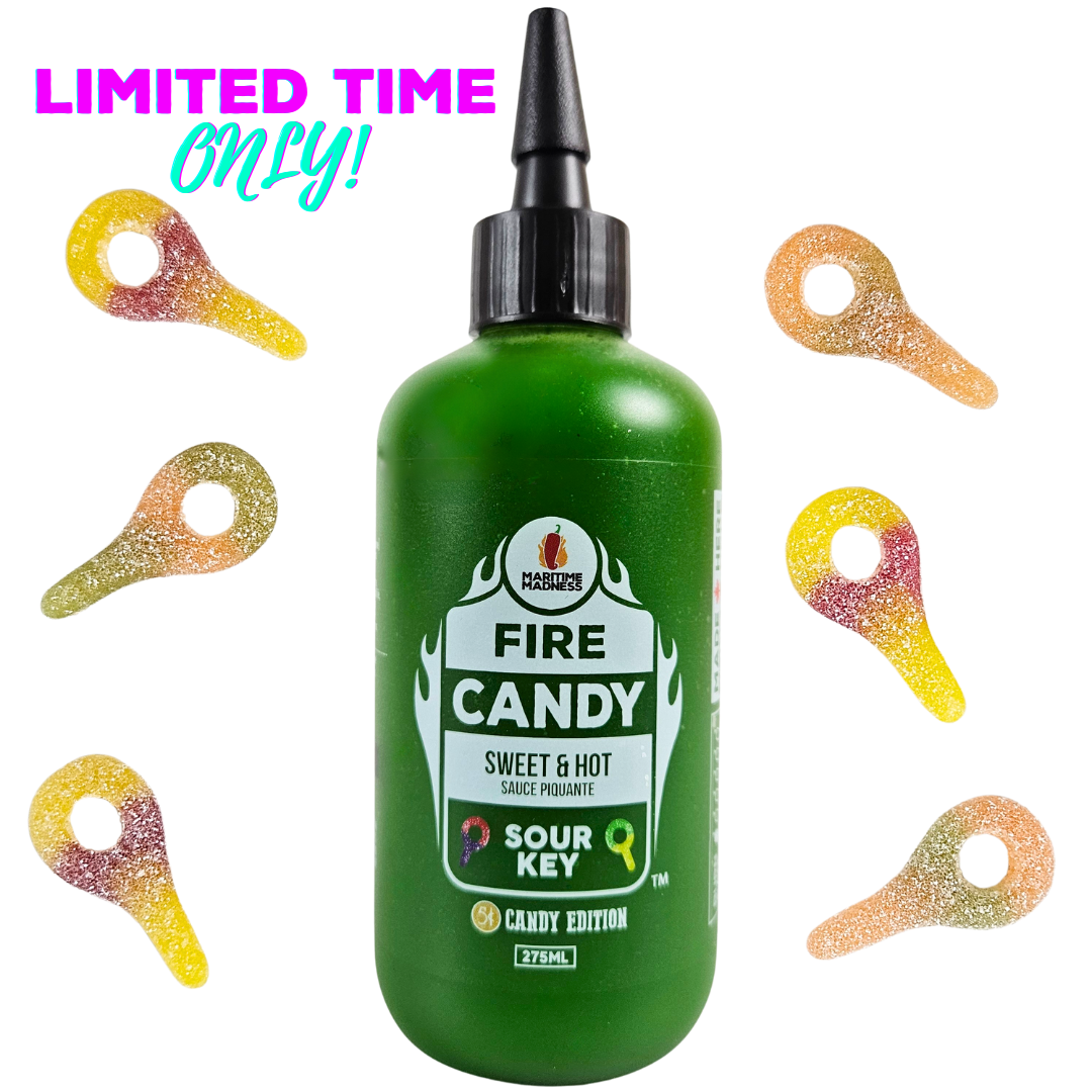 275mL Sour Key 5¢ Candy Hot Sauce Maritime Madness