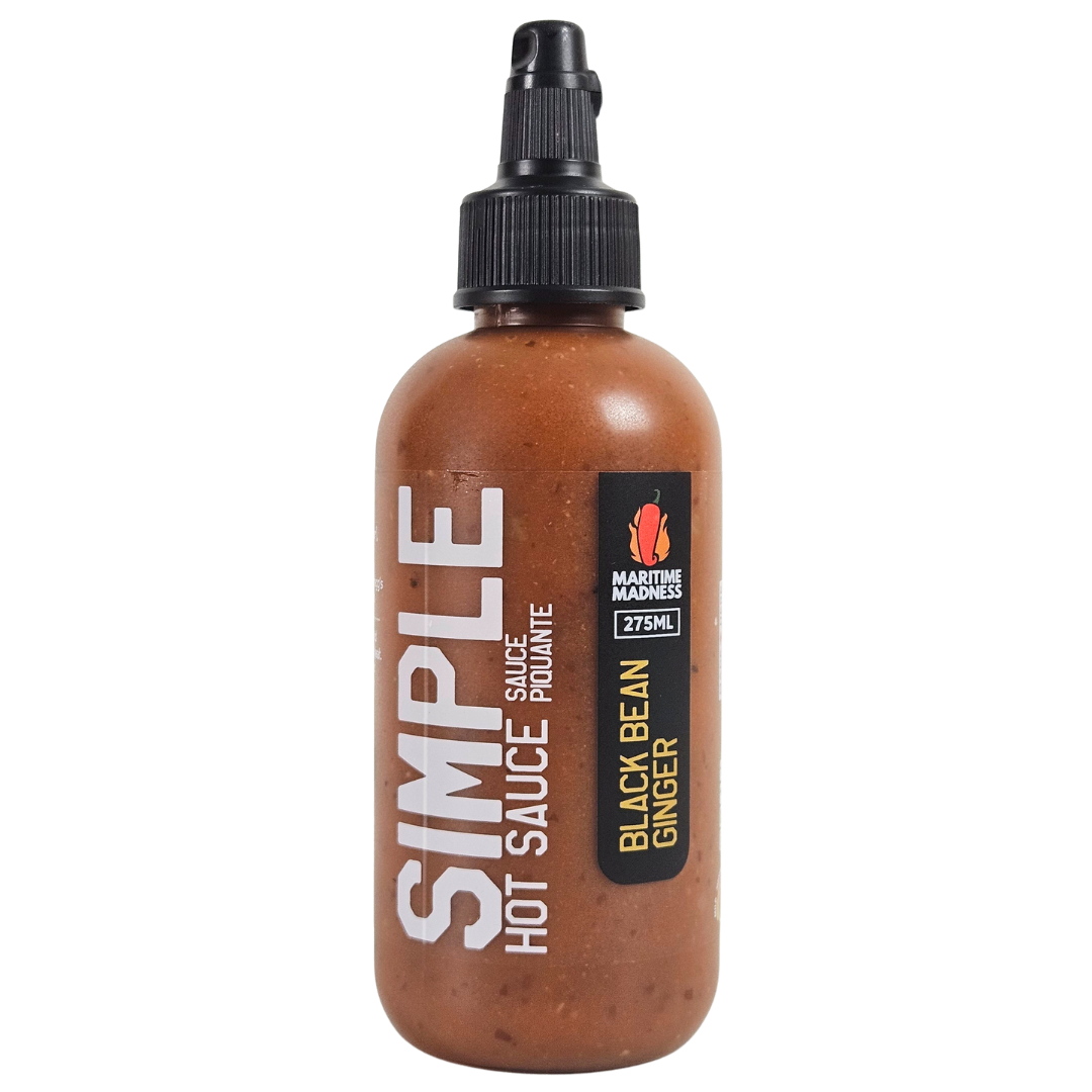 275mL Simple Black Bean + Ginger Habanero Hot Sauce