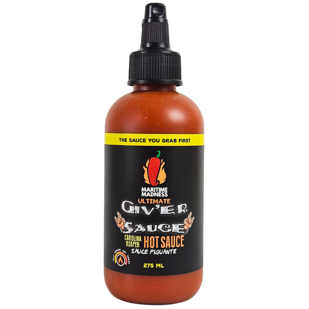 275mL Ultimate Giv'er Carolina Reaper Sauce - Maritime Madness
