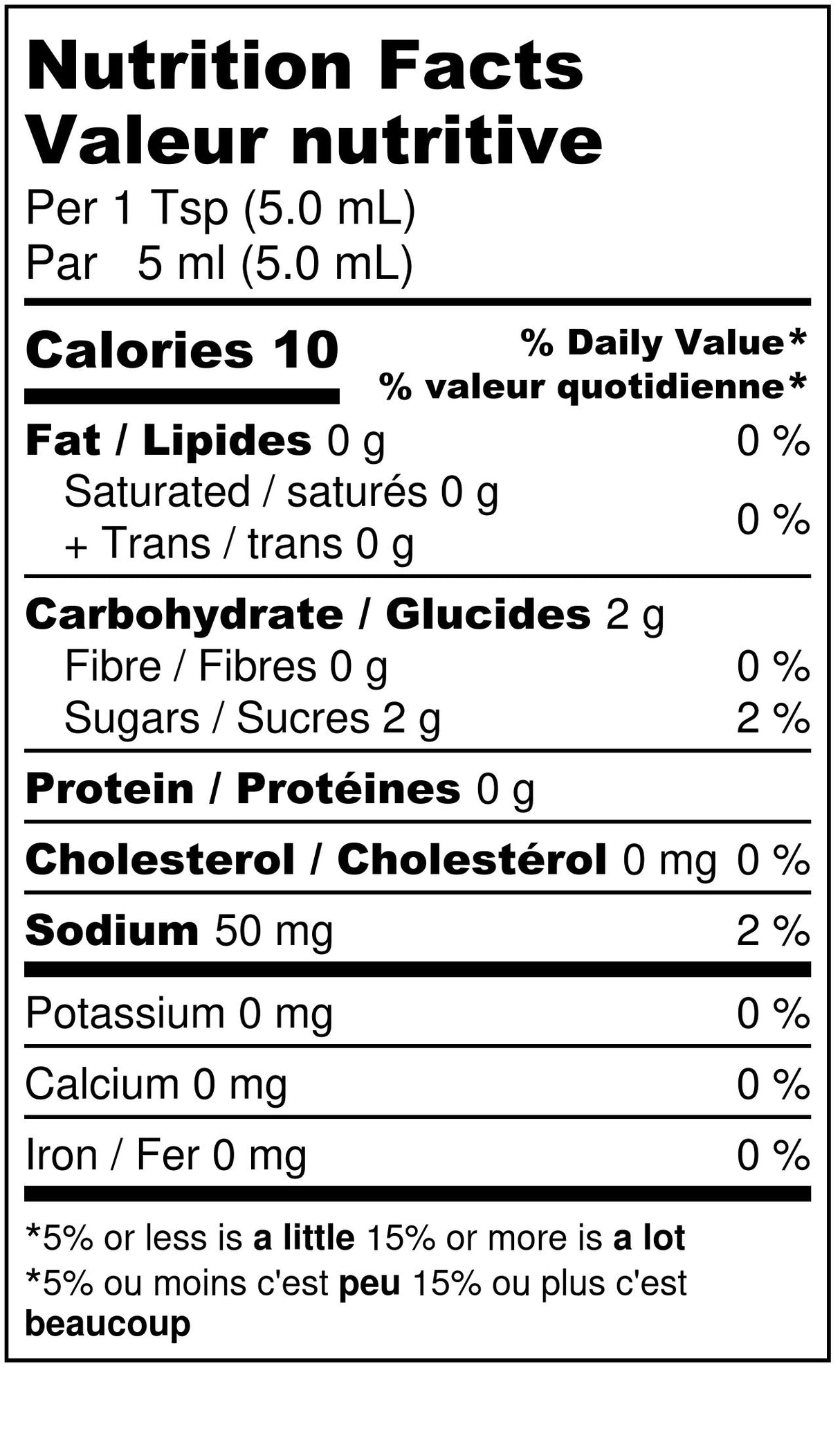 275ml Candied Habanero Hot Sauce - Nutrition Facts - Maritime Madness