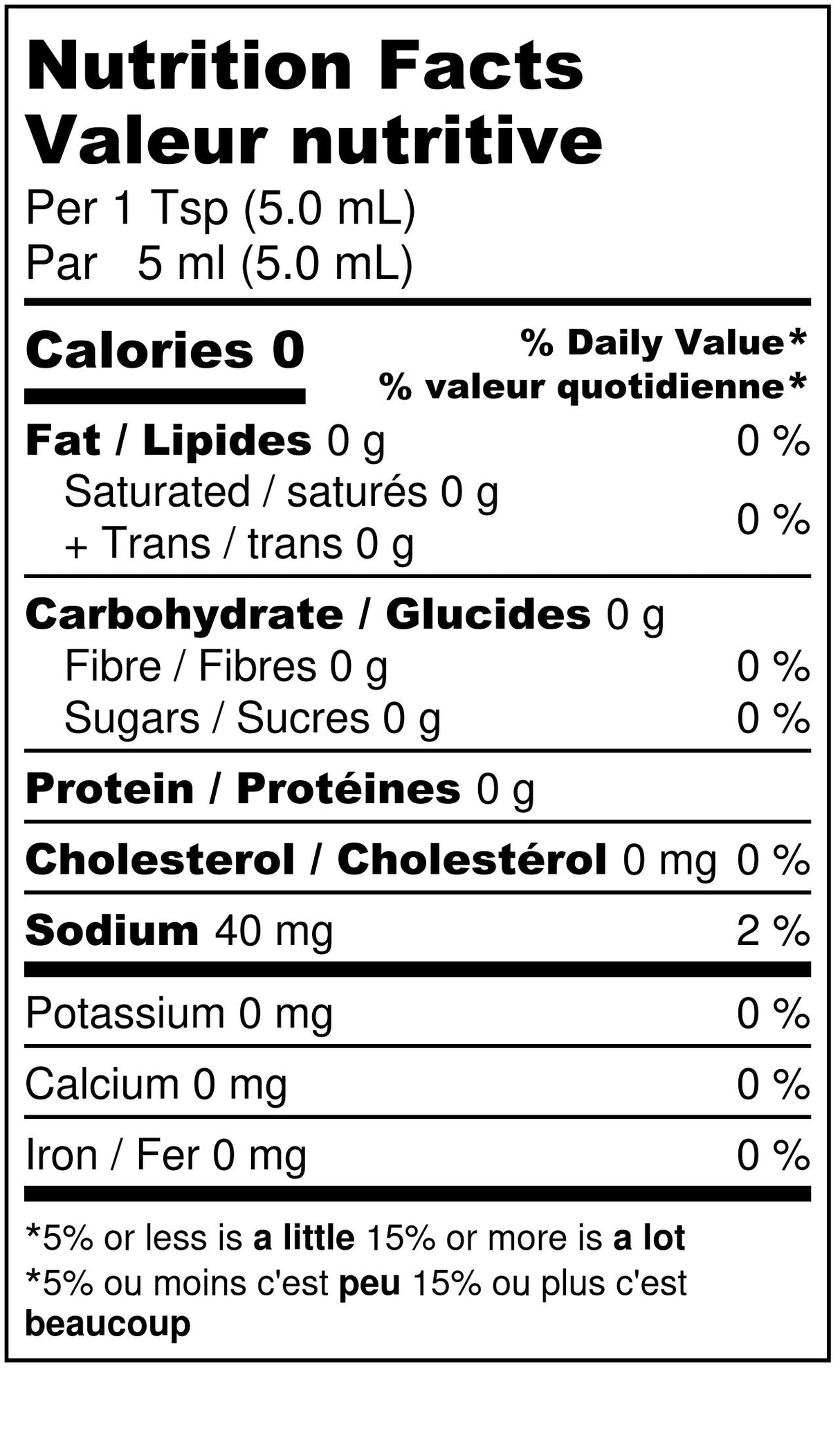 275mL Simple Ghost Pepper Hot Sauce - Nutrition Facts- Maritime Madness