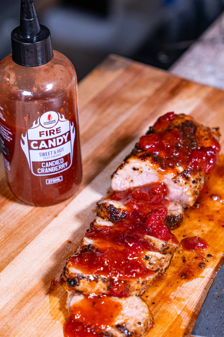 Spicy Orange Cranberry Pork Tenderloin