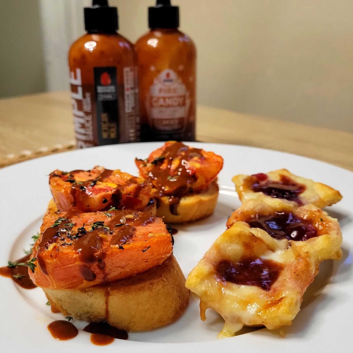 Spicy Cranberry Brie Bites - Maritime Madness
