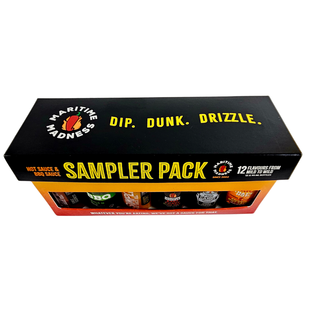 The Sampler Pack - 12 Bold Sauces in Travel Size – Maritime Madness