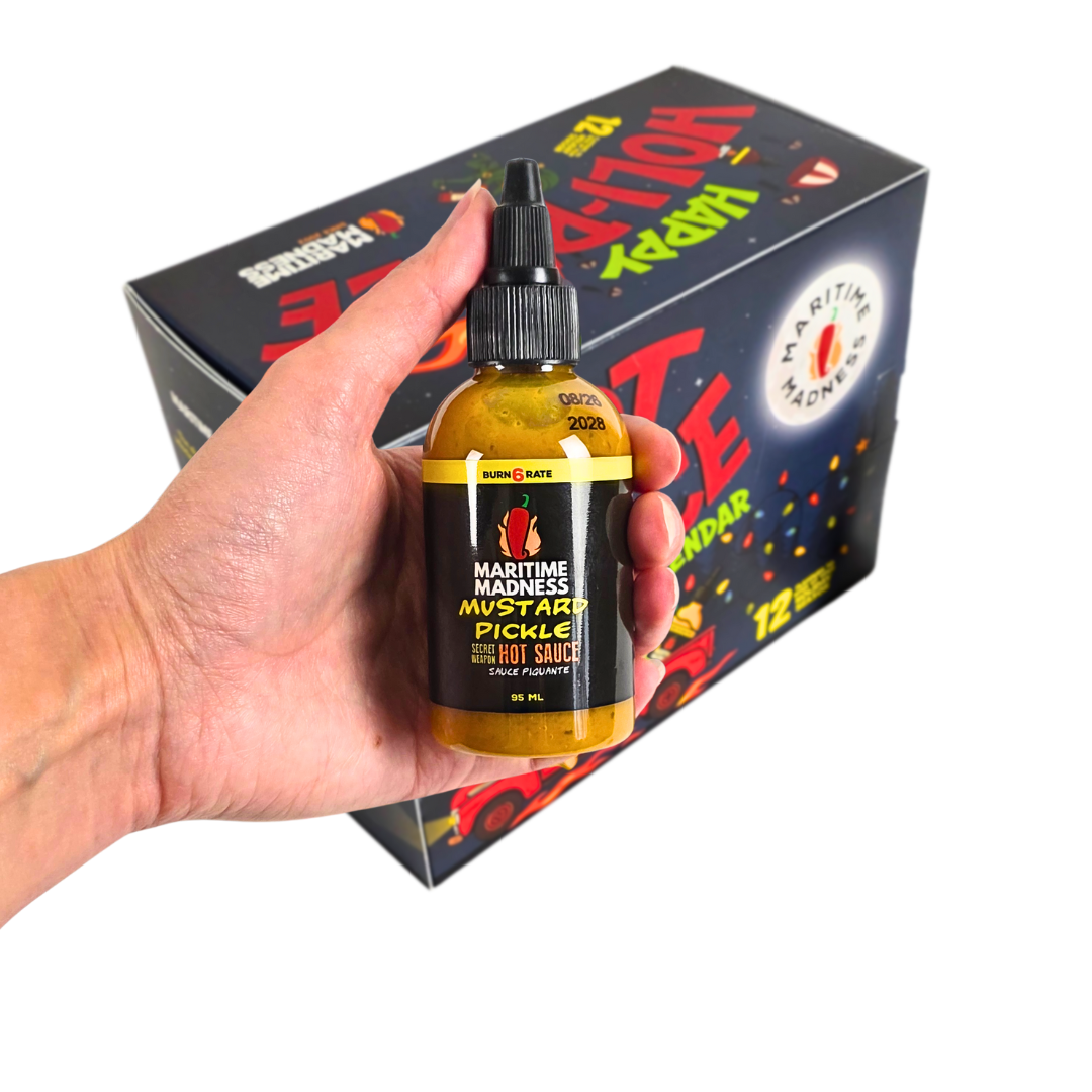 Hot Sauce Advent Calendar Bottle 95 ML - Maritime Madness