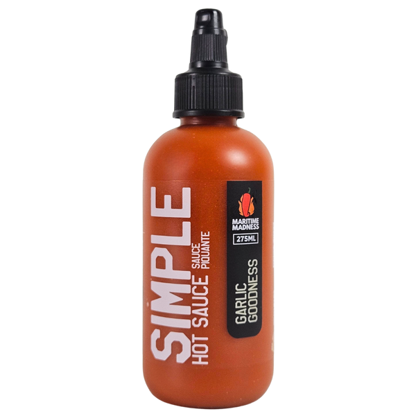275mL Simple Garlic Goodness Hot Sauce - Maritime Madness