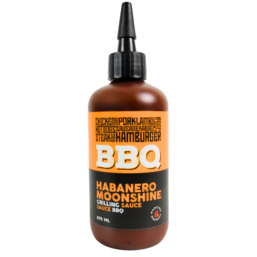 275ml Habanero Moonshine BBQ Sauce