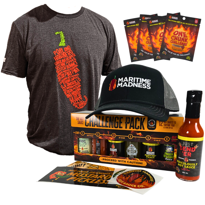 The Hot Sauce Challenge Pack – Extreme Edition