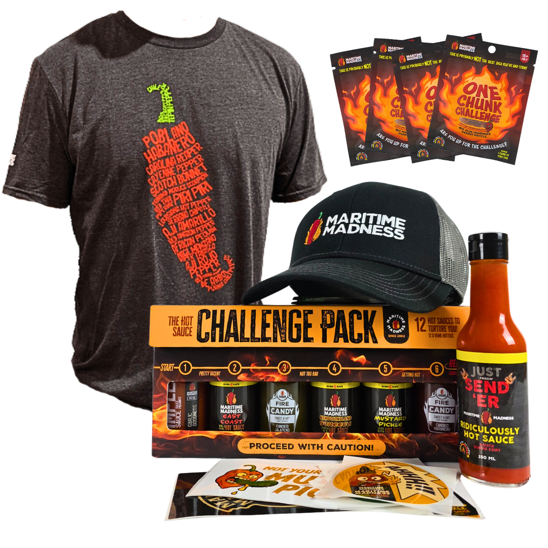 The Hot Sauce Challenge Pack – Extreme Edition