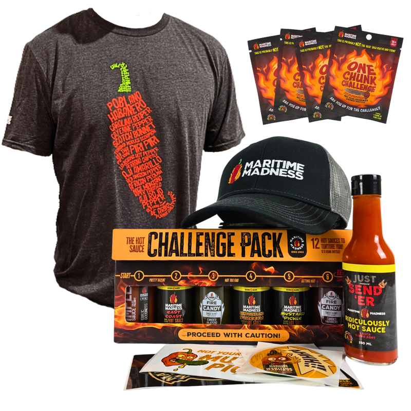 The Hot Sauce Challenge Pack – Extreme Edition