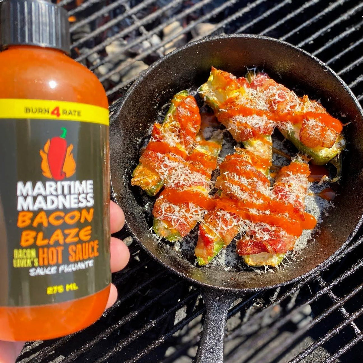 275ml Bacon Blaze Hot Sauce - Maritime Madness