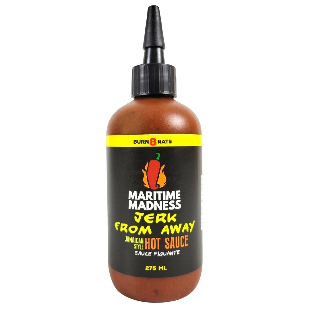 275ml Jerk From Away Hot Sauce - Maritime Madness