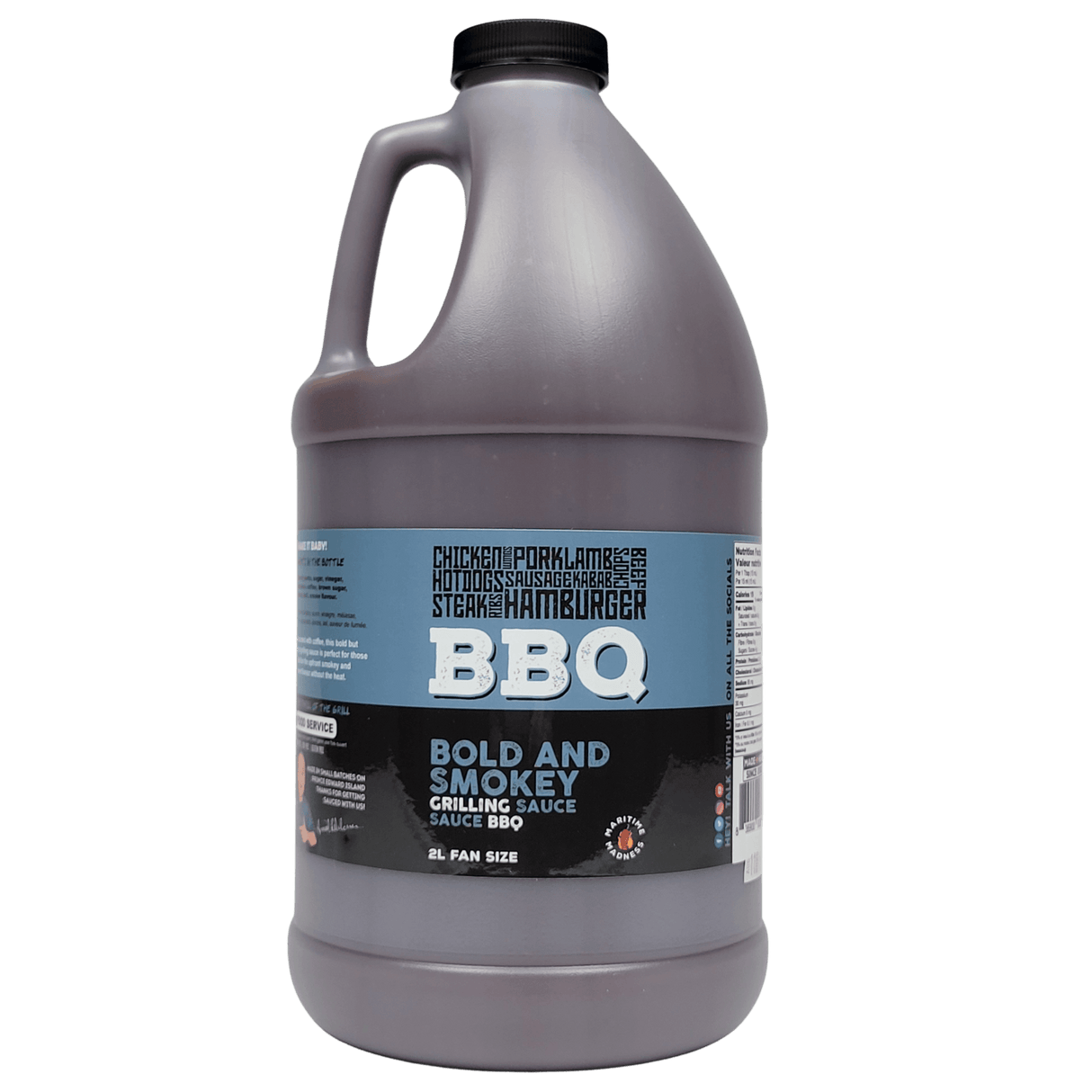 2L Fan Size Bold & Smokey BBQ Sauce