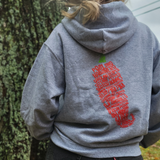 Chilehead Ash Grey Unisex Hoodie